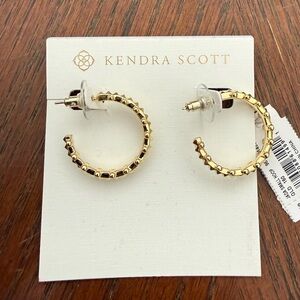 Kendra Scott Jada Small Gold Hoop Earrings